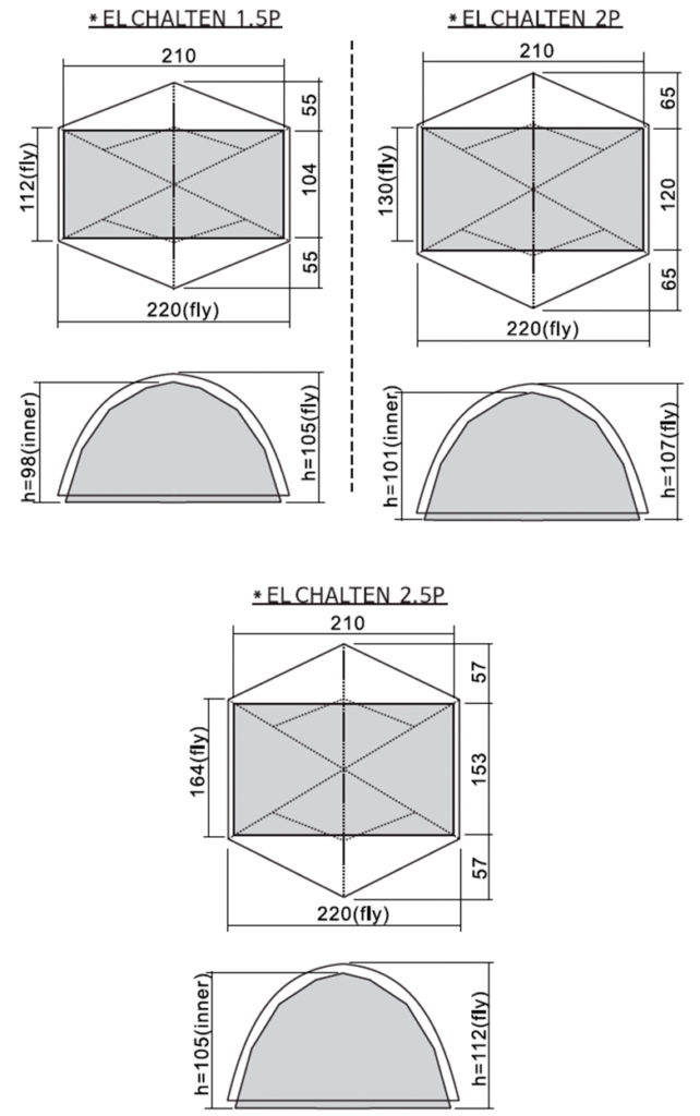 IP65防水 Zerogram El Chalten Pro 2021 2.5P Olive | www
